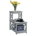 thumbnail image 2 of Convenience Concepts Oxford 2 Step Chairside End Table, Gray, 2 of 6