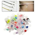 thumbnail image 5 of 50 Pieces Eyeglass Chain Ends, Adjustable Rubber Ends Connectors for Eye Glasses White, 5 of 8