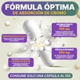 thumbnail image 2 of Suplemento Polynicotinato de Cromo 200 MCG para el Metabolismo Saludable y Azúcar en Sangre | Mineral de Apoyo Digestivo | Vegano, Sin OGM | Fabricado en Holanda | 60 Cápsulas, 2 of 7