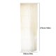 thumbnail image 3 of Sheer Voile Panel Curtain | 40x106 in | Breathable Transparent Polyester | Willow Leaf Pattern | Rod Pocket | Blue Yellow Options | Elegant Living Room Bedroom Decor – Single Panel, 3 of 7