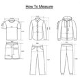 thumbnail image 4 of Camisas Para Hombre Manga Larga Buttons Summer Casual Men's manage shirt colored Blouse Loose Short Men's blusa (Multicolor, XXL), 4 of 5