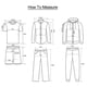 thumbnail image 4 of Camisas Para Hombre Manga Larga Buttons Summer Casual Men's manage shirt colored Blouse Loose Short Men's blusa (Multicolor, 3XL), 4 of 5