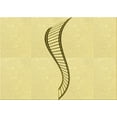 thumbnail image 1 of Ahgly Company Machine Washable Indoor Rectangle Transitional Corn Yellow Area Rugs, 5' x 7', 1 of 7