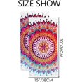 thumbnail image 3 of Coolnut Soft Hand Towels, Set of 2 Towels Round Ornate Mandala Absorbent Washcloths Multipurpose for Bathroom Gym Hotel Spa, 3 of 6