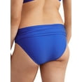 thumbnail image 2 of Women's Pour Moi 13209R Free Spirit Fold Over Brief Recycled Swim Bottom (Ultramarine M), 2 of 2