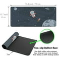 thumbnail image 2 of Keyboard Mat Cute Astronaut Large Mouse Pads Men¡¯s Office Accessories Pc Mouse Pad Mousepad XXL Non-Slip Rubber Base Waterproof with Stitched Edges 35.4" X 15.7" for Game Office,, 2 of 2