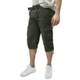 thumbnail image 5 of X RAY JEANS Mens Belted 18" Inseam Below Knee Long Cargo Shorts, Charcoal, 44, 5 of 9