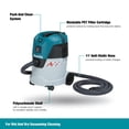thumbnail image 5 of Extractor de Polvo Makita VC2512L 25.0 L Push and Clean para Limpieza en Húmedo y Seco, 5 of 5