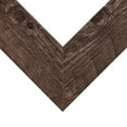 thumbnail image 4 of Craig Frames American Barn, 5x7 inch Faux Barnwood Picture Frame Matted for a 4x6 Photo, Brown, 4 of 5
