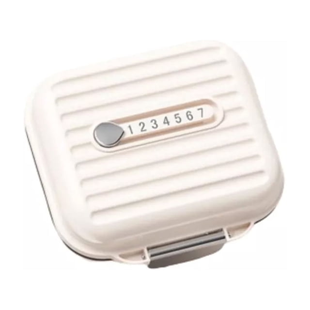 Maytalsory Small Pill Organizer Box Weekly Pill Box a silicone For Travel Daily Case Features Enlarged Lids Wider