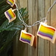 thumbnail image 4 of Northlight Pride Rainbow Flag Patio Light Set - 7.5' White Wire - 10ct, 4 of 6
