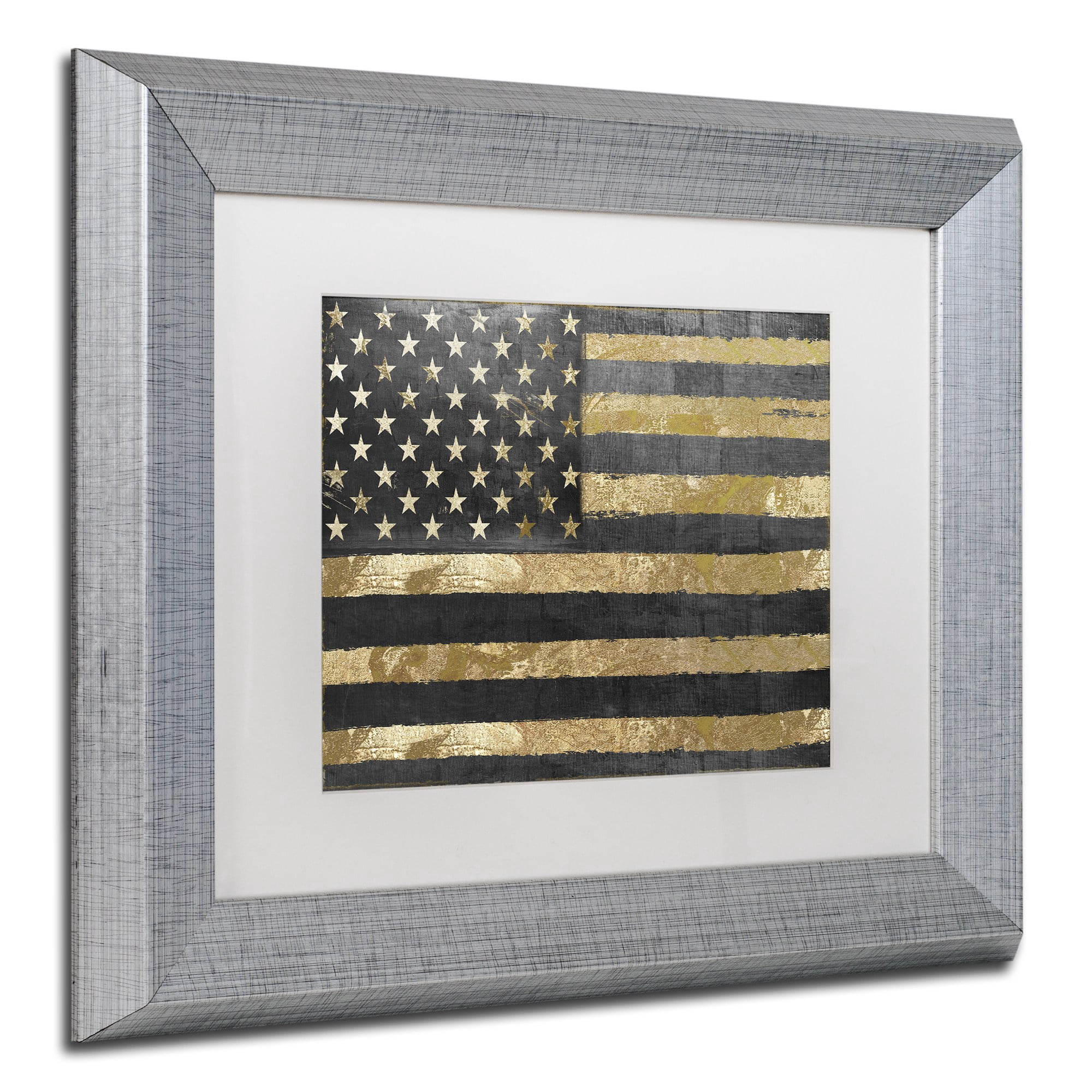 Trademark Fine Art "Dawns Early Light" Canvas Art by Color Bakery, White Matte, Silver Frame