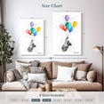 thumbnail image 4 of Elephant Stock The Koala And The Balloons Wall Art - Vertical Canvas Wall Art - Living Room Wall Decor - Animal Canvas - White And Pink Decor By Ashvin Harrison - 24" x 36", 4 of 8