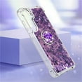 thumbnail image 6 of CCSMALL Glitter Back Cover Cell Phone Case for Samsung Galaxy A35 5G, Purple, 6 of 7