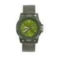 thumbnail image 2 of Reloj de pulsera militar Bling Bling correa de nailon verde militar redonda electrónico, 2 of 10