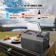 thumbnail image 2 of KFFKFF Mobile Car Cooler, Ice Maker Feature, 12V Vehicle Cooler, 37 QT Solo Zone Freezer, Temp Range -4℉ to 68℉, Wheels for Outdoor, Auto, Recreational Vehicle, 2 of 9