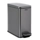 thumbnail image 1 of Bidón de basura Rubbermaid Slim Step-On de acero inoxidable, 10 litros, 1 of 7