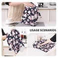 thumbnail image 3 of Sikiie Leaves Flower Waffle Weave Kitchen Dish Cloth,Super Absorbent Kitchen Dish Towels 16*26 Inches for Dish Rags Washing Dishes, Drying Dishes, 3 of 7