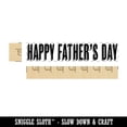 thumbnail image 2 of Happy Father's Day Drop Shadow Rectangle Rubber Stamp Stamping Scrapbooking Crafting - Large 3.75in, 2 of 7