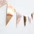 thumbnail image 2 of Bandera de onda con banderín dorado, suministros para fiestas de cumpleaños, decoración de ambiente, banderín dorado, plateado, rosa y azul, 2 of 6