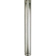 AmeriVent 6E18 Type B Gas Vent Pipe, 6-1/2 in ID, 18 in L, Aluminum/Galvanized Steel