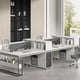 thumbnail image 3 of Computer Staff Office Desks Employee Modern Simplicity Combination Office Desks Multiple Seats Bureau Meuble Equipment QF50OD My Lux Decor Round, 3 of 16