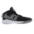 thumbnail image 2 of Nike Unisex-Kid's Team Hustle D 9 (PS) Sneaker, Black/Metallic Silver-Wolf Grey, 11.5C Regular US Little Kid, 2 of 3