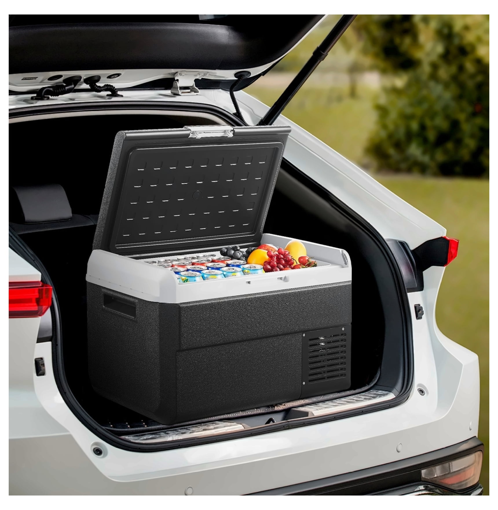 12V Car Refrigerator 42.3QT, Portable Car Fridge Freezer -4 to 68°F, DC 12/24V & AC 100-240V, Electric Cooler for Camping, RV, Travel