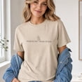thumbnail image 4 of Jollimate Women's T-Shirt, Christian Faith Shirt, Minimalist Flower T-Shirt Holiday Gift, 4 of 6