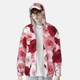 thumbnail image 2 of Fotbe Rose Chaqueta con Protección Solar UPF 50+ para Hombre y Mujer, Camisa con Capucha y Bolsillos-XX-Large, 2 of 7