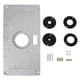 thumbnail image 2 of Placa De Inserción De Mesa De Enrutador Con Anillo De Inserción De Enrutador Y Tornillos De Instalación Para Bancos De Máquina De Grabado De Carpintería Diy Kearding TO005021-00, 2 of 7