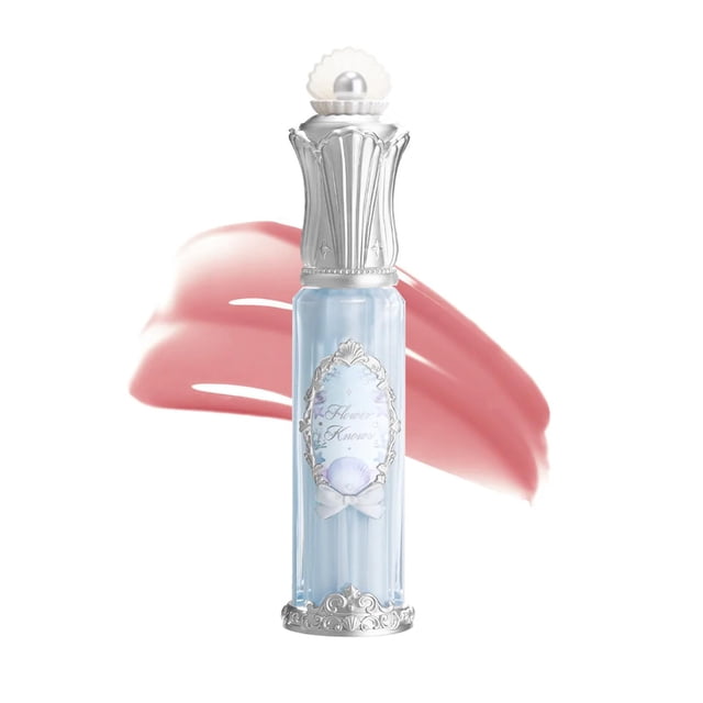 Glaze para labios Flower Knows Shell's Jewel Nourishing Shimmer Ash Rose