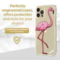 thumbnail image 2 of Case Yard iPhone-12-Pro-Max Case Clear Soft & Flexible TPU Ultra Low Profile Slim Fit Thin Shockproof Transparent Bumper Protective Cover Drop Protective Cell Phone Cases (Classic Flamingo), 2 of 8