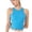 Blue, variant on Women's Crop Workout Tops Athletic Sleeveless Slim Fit Yoga Tees Running Gym Shirts for Women