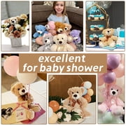 MorisMos 5 Packs Pink Teddy Bears 14 Bulk Stuffed Animals Plush Bear