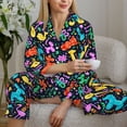 thumbnail image 6 of Sikiie Colorful Air Balloons1 Women's Long-Sleeve Shirt and Full-Length Bottom Pajama Set (s-xxl)-X-Large, 6 of 7