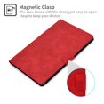 thumbnail image 4 of Dteck Case for Samsung Galaxy Tab A7 10.4" SM-T500 T505 (2020 Released) 10.4-inch,Luxury PU Leather Wallet Card Holder Kicstand Folio Protective Shockproof Cover ,Red, 4 of 5