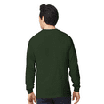 thumbnail image 6 of Gildan Long Sleeve T-Shirt for Men, 100 Ultra Cotton Crew Neck Forest Green Classic Tee, 4 Pack, 4XL, 6 of 6