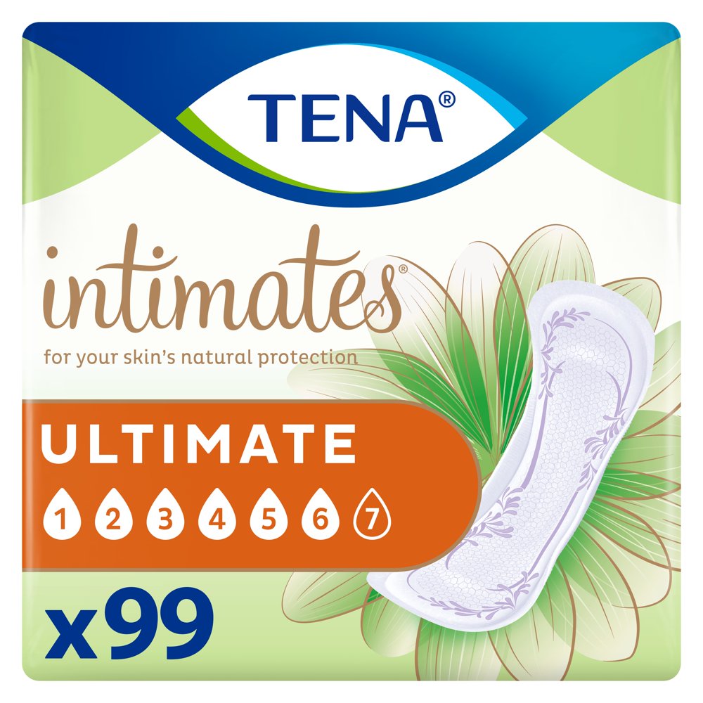 Tena Intimates Ultimate Regular Pad, 99 Count