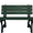Green, variant on Aspen 4 foot Outdoor Bench - Durable, 100% Recycled Plastic Wood, Compact 4-Ft Size, Perfect for Patios, Gardens Parks, Schools and Commercial Outdoor Spaces (Green)