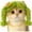 Green, variant on HQREA Funny Cat Cosplay Wig Headwear Pet Wigs Costume for Halloween Christmas Parties Festivals