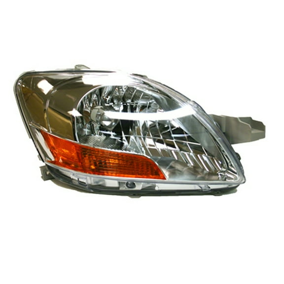 KAI New Economy Replacement Passenger Side Headlight Lens And Housing, Fits 2007-2011 Toyota Yaris Sedan
