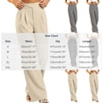 thumbnail image 3 of ClodeEU Women's High Waist Pleated Wide Leg Dress Pants, Casual Loose Trousers With Pockets ,Women's Plus L, 3 of 6