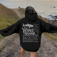 thumbnail image 2 of Fiaer Women Hoodies Long Sleeve Animal Letter Printed Drawstring Loose Fit Fall Hooded Sweatshirts with Pocket Black L, 2 of 5