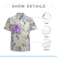 thumbnail image 7 of High Quality Hawaiian Shirts for Men Short Sleeve Aloha Beach Shirt Floral Summer Casual Button Down Shirts Blouses 47KAXP, 7 of 7