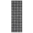 thumbnail image 3 of GlowSol 2'x8' Runner Rug Washable Plaid Rug Entryway Hallway Kitchen Runners Farmhouse Bedsides Runners Rug for Laundry Room, Gray, 3 of 8