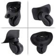 thumbnail image 2 of Pair of Suitcase Casters Universal Spare Part Multidirectional Rubber Wheel Quiet Durable for Changing Repair Suitcase Wheel Luggage Samsonite Platinum--, 2 of 5