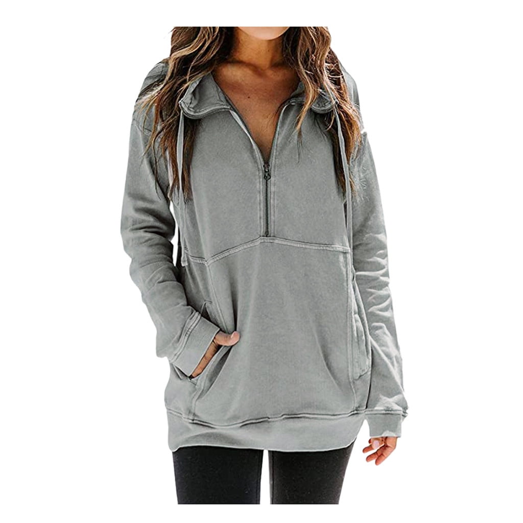 women's quarter zip jumper
