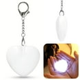 thumbnail image 3 of 2Pcs Mini Purse LED Light, Romantic Heart Shaped Lamp, Touch Sensitive Bag Light for Adjustable Brightness, Portable Decorative, White, 3 of 5