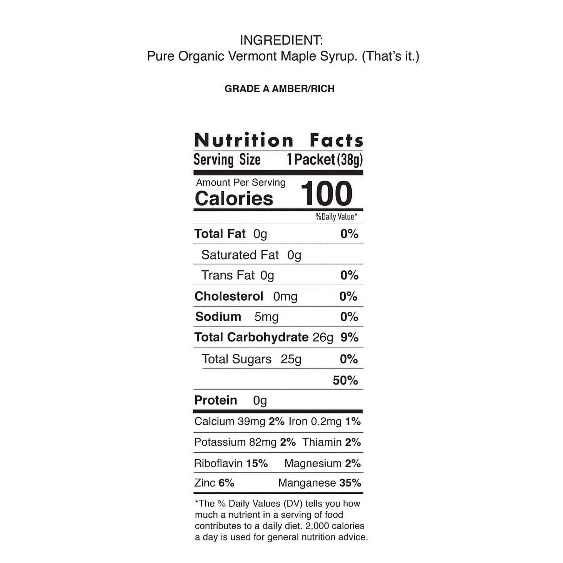 UnTapped Maple Syrup Athletic Fuel Packets: Box of 20